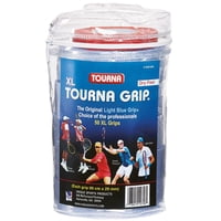 Paquete Turístico Tennis Grip Tourna Grip Xl Original Dry Feel, 50 Unidades