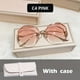 thumbnail image 1 of Fashion Sunglasses Women Metal Female UV400 Vintage Ladies Stylish Design Oversized Square Sunglasses For Women, 1 of 3