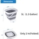 thumbnail image 2 of Collapsible Bucket, 5L 1.3 Gallon Small Cleaning Mop Buckets, 2 of 3