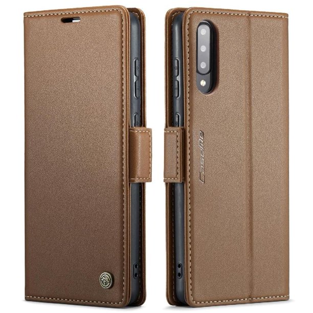 CaseMe tipo cartera Samsung Galaxy A70/A70S con cierre magnético, RFID, tarjetero, soporte, carga inalámbrica