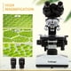 thumbnail image 5 of Microscopio binocular halógeno AmScope B490B-DK 40X-2000X, 5 of 8