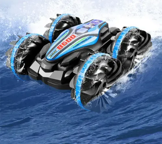 Genérico - Auto Rc Anfibio Todoterreno Azul
