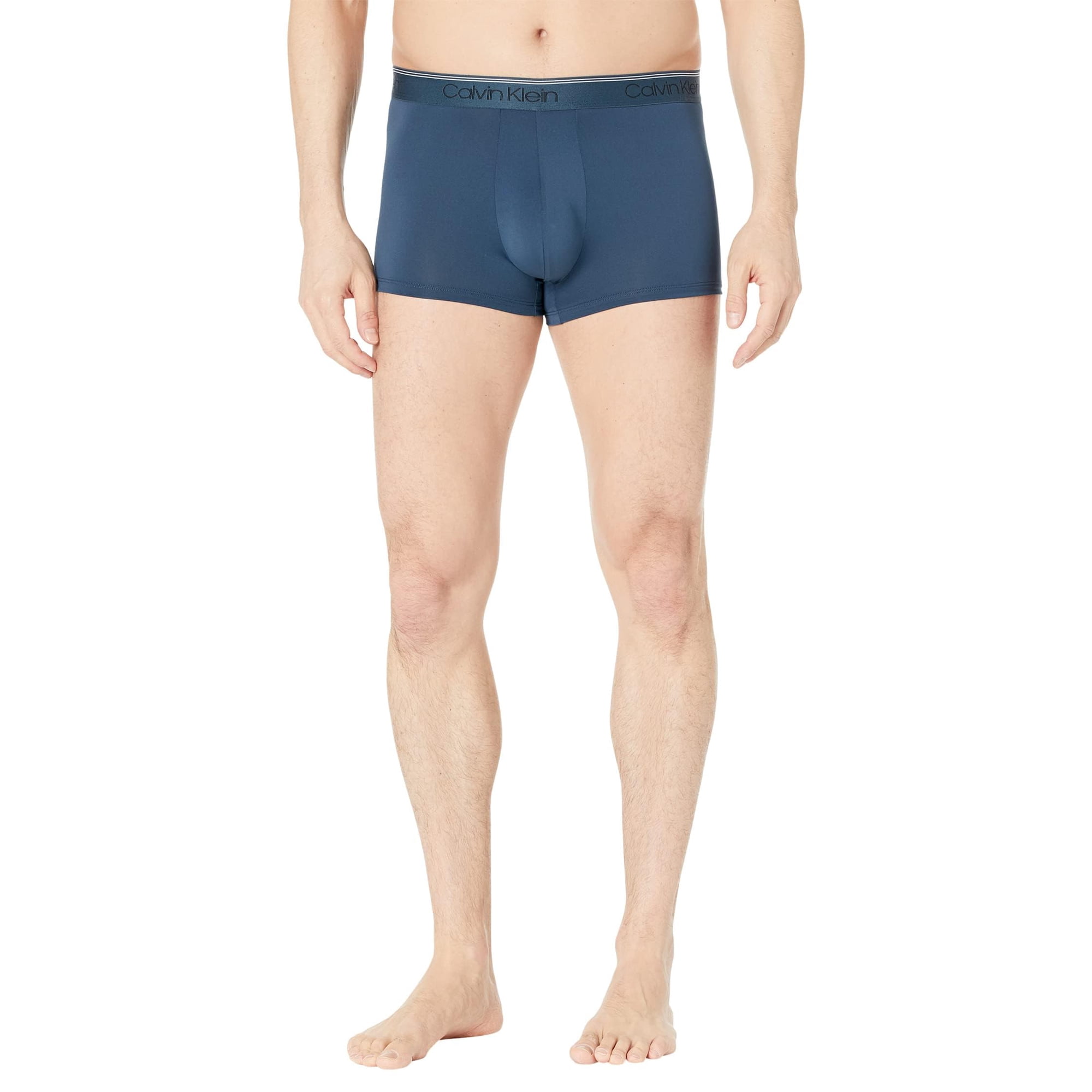 Trunks Calvin Klein, Microelástico, Talle Bajo, Paquete De 3 Unidades, Xl (40-42)