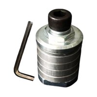 Magideal - Adaptador De Máquina De Ángulo A Ranurado Incluye Accesorios De Llave Hexagonal Herramienta De Pulido Fácil De Instalar Piezas Duraderas Para Máquina M10