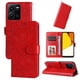 thumbnail image 2 of Funda tipo cartera FOXDOCK para Vivo Y22s/Y22 , diseño girasol en relieve, cuero PU, cierre magnético, soporte y tarjetero, 2 of 5