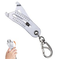 Xusx111 - Llavero De Comprobador De Tamaño De Rosca Preciso Portátil, Llavero De Buscador De Tamaños De Perno Precisos, Herramienta De Verificación De Tamaños De Rosca Para Medición Rápida Y Precisa (