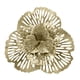 thumbnail image 1 of Estatuilla Decorativa De Pared De Metal Con Flores, Colgante Hueco Para Restaurante De Hotel, áurea Triangular, 1 of 5