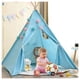 thumbnail image 3 of Carpa Tipi Niños Infantil 160 Cm Celeste Juguete Decoración, 3 of 7