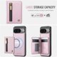 thumbnail image 4 of Para Google Pixel 10 / 10 Pro Funda de Teléfono Compatible con MagSafe 2 en 1 Billetera con Tarjetero y Bolsillo con Cierre para Efectivo, Funda de Cuero PU, Bloqueo RFID, Soporte Magnético, 4 of 8