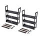 thumbnail image 2 of 2x Kits De Gabinete De Almacenamiento De Soporte De Vitrina De Automóviles De Plástico Sin Puerta Negro, 2 of 5