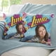 thumbnail image 3 of SOY LUNA Fundas de almohada de terciopelo con tema, regalos de funda de almohada, decoración para el hogar, cojín de lanzar, regalo de cumpleaños para fans y parejas.61*61cm., 3 of 6