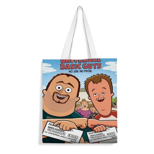 Bolso De Tela Desmarcar Universal Basic Guys 35x40 Cm