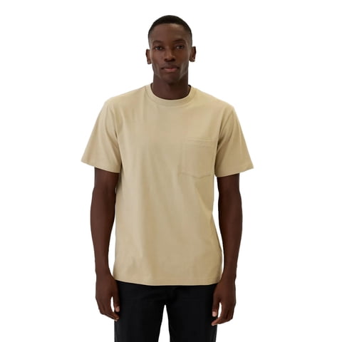 Camiseta Gap Pocket Khaki Xs Para Hombre