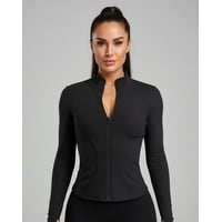 Flix Spa - Chaqueta Deportiva Mujer Ajustada Gym Manga Larga