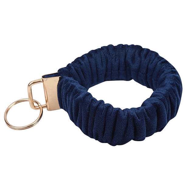 Pulsera con llavero para mujer, elástica, con soporte para pulsera.