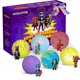 thumbnail image 1 of Bombas de baño EvolutionUSA Purple Epic Superhero para niños con juguete, 1 of 9
