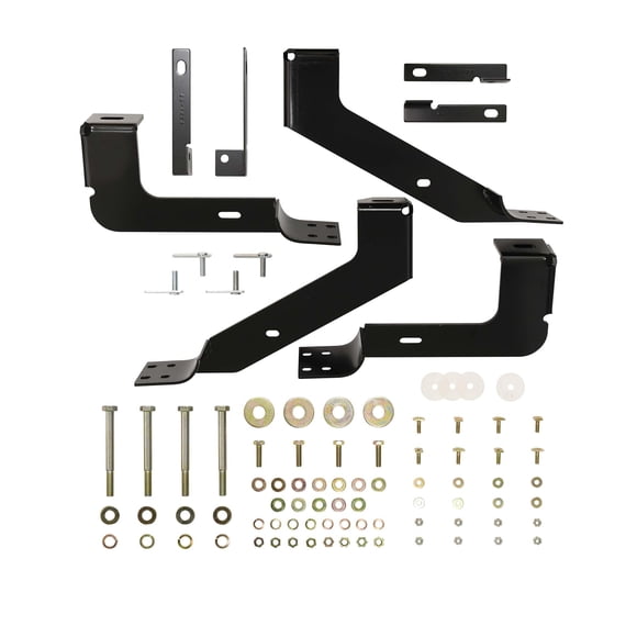 Kit de soporte de barra Nerf Westin Premier Oval Black Ram 02-08
