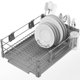 thumbnail image 1 of Escurridor de platos Simple Houseware plateado + porta utensilios, 1 of 8