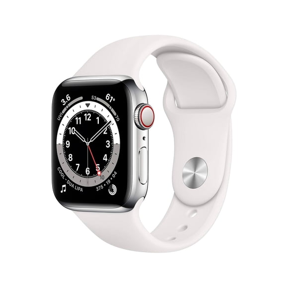 Reloj Apple Watch Series 6 40mm GPS + Wifi Silver Stainless Steel White Sport