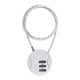 thumbnail image 5 of Candado Para Casco De Motocicleta Candado Para Ciclismo Mini Mochila Universal Plata, 5 of 5