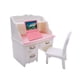thumbnail image 2 of Silla De Escritorio En Miniatura Para Casa De Muñecas Para Decoración De Sala De Estar Con Computadora Portátil Rosa, 2 of 5