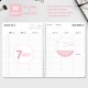 thumbnail image 5 of Agenda WENHUI 21,6 cm x 27,9 cm 2026‑2027 Rosa, 5 of 8