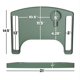 thumbnail image 3 of Bandeja Walker Sigo Green para enrollar, plegable, con portavasos, 3 of 3