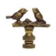 thumbnail image 1 of Remate Para Lámpara Homeconcept Con Pájaros Cantores Acabado Bronce Antiguo 4 5 Cm, 1 of 4