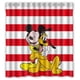 thumbnail image 1 of Cortina de ducha con diseño de dibujos animados de Mickey Mouse y Pluto, adorable cortina de baño con ganchos, tamaño 66 x 72 pulgadas, 1 of 3