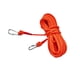 thumbnail image 2 of Tendedero portátil, cuerda para secar ropa, tendedero, tendedero de lavandería, núcleo de alambre de acero mejorado, cuerda de nailon con ganchos de m Naranja 20m, 2 of 5