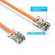 thumbnail image 2 of Cable Ethernet FireFold Cat6 15 m Naranja 550 MHz, 2 of 4