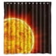 thumbnail image 1 of Cortina de ducha con diseño de sol en el espacio, juego de cortinas de baño con ganchos, tamaño 66 x 72 pulgadas, 1 of 3