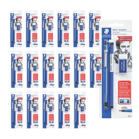 Portaminas STAEDTLER Mars Azul, paquete de 18