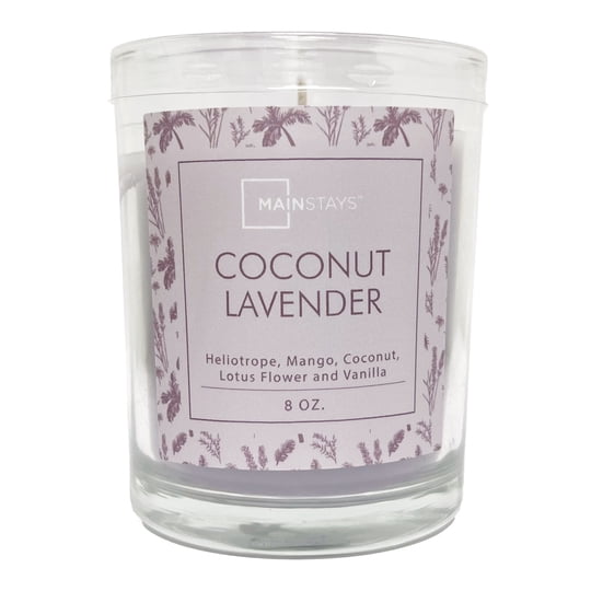 Velas Y Esencias Aromática Coconut Milk & Lavender Morado 1 Un Mainstays