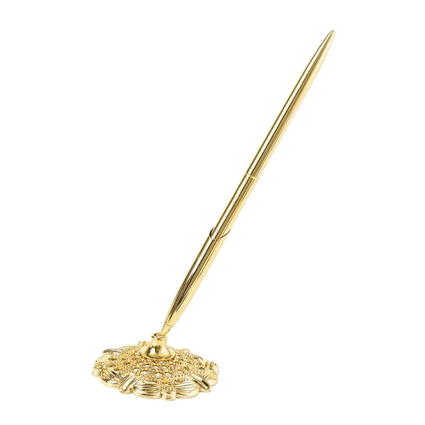 Bolígrafo de boda, bolígrafo de recepción, bolígrafo portátil para firmar invitados, bolígrafo de autógrafo para eventos, MESA CENTRO de MESA, ceremon Oro
