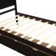 thumbnail image 2 of Plataforma Almacenamiento Cama, 2 cajones con ruedas, marco de tamaño doble, 2 of 5