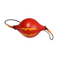 Magideal - Premium Boxing Ball Doble Extremo De Boxeo Entrenamiento Striking Bag Equipo Gear Fitness Ball Para Thai Caseing Thai, Reaction, Mma , Rojo