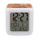thumbnail image 1 of Torre De Pizza Theme 7 Colors Alarm Clock Digital Led Alarm Clock Gifts For Kids Friends Family, 1 of 6