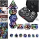 thumbnail image 1 of Juego de dados LED DND LOOKDNDS con caja de carga electrónica de 7 piezas, 1 of 3