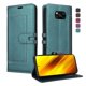 thumbnail image 1 of Premium Wallet Case for Xiaomi Poco X3/X3 Pro with Card Slots & Kickstand, Flip Cover Green, 1 of 6