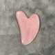 thumbnail image 1 of Natural Gua Sha Scraper Board Massage Rose Quartz Guasha Stone For Face Neck Skin Lifting Wrinkle Remover Beauty Care, 1 of 3