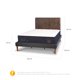 thumbnail image 3 of Cama Europea Curve Super Premium King + Respaldo Baker, 3 of 16
