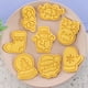 thumbnail image 3 of Juego de 8 herramientas para hornear galletas de fondant tridimensionales con temática navideña, incluye sellos de émbolo, incluye figuras de jengibre, muñeco de nieve, Papá Noel, árbol de Navidad y, 3 of 8