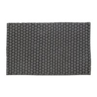 Decoghar - Alfombra Sintetica Deco Exterior Pet Gris Oscuro Diseño Moderno Lavable Indoor/Outdoor0,9X1,5 Mts