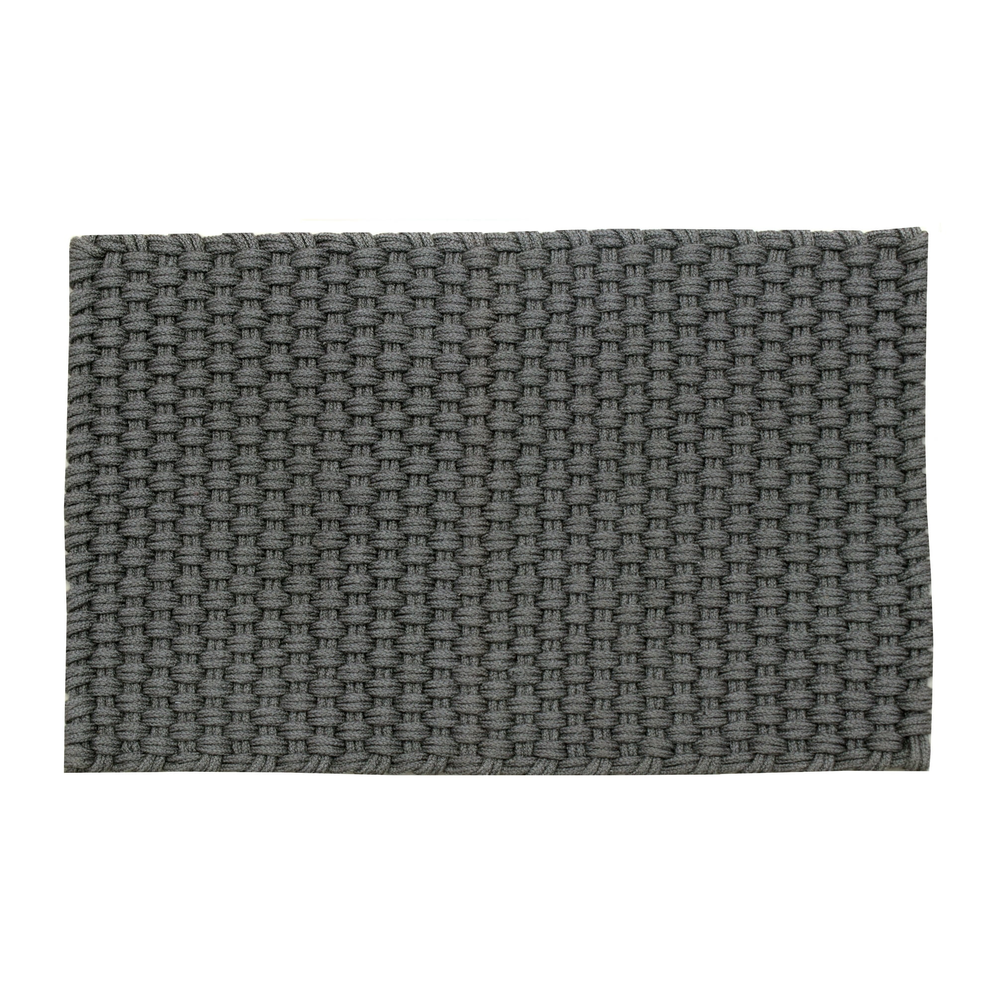 Decoghar - Alfombra Sintetica Deco Exterior Pet Gris Oscuro Diseño Moderno Lavable Indoor/outdoor0,9x1,5 Mts