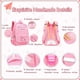 thumbnail image 3 of Mochila escolar VIDOSCLA Princess Bowknot para niñas, 3 of 6