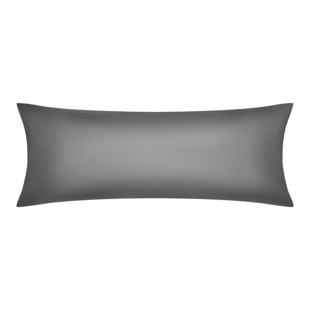 REGALWOVEN 1 Pcs Fundas de Almohada de Satén para Cabello y Piel Transpirables, Fundas de Almohada Refrescantes Gris Oscuro King