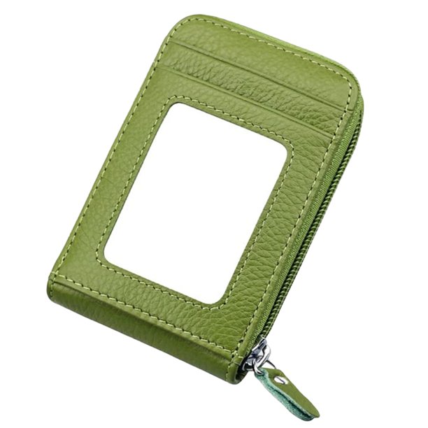 Bolsa para tarjetas de órgano, bolsa con cremallera para varias tarjetas, anti-escaneo
