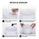 thumbnail image 3 of Humidificador Aire Usb 500ml Aroma Difusor Luces De Colores Blanco, 3 of 7