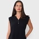 thumbnail image 3 of Blusa Mujer Sin Mangas Botones Color Negro Corona, 3 of 5